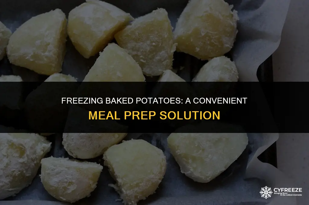 can you put baked potatoes in the freezer