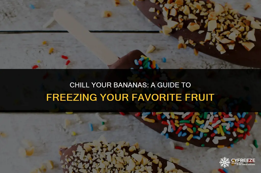 can you put bananas in freezer