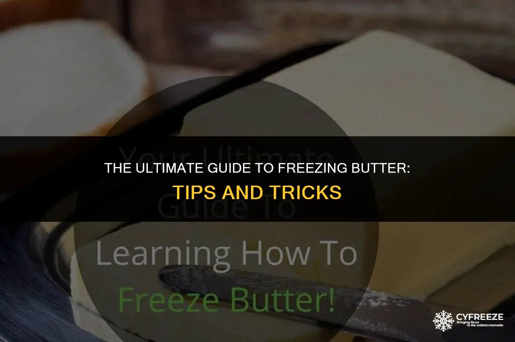 can you put butter in the freezer
