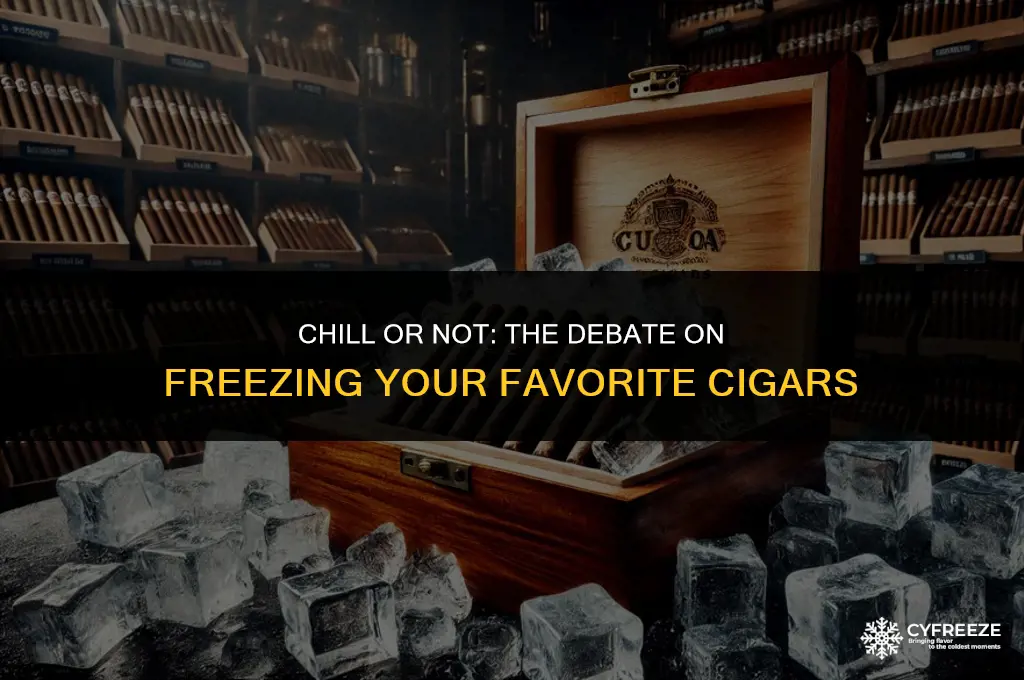 can you put cigars in the freezer