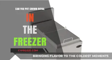 Chill or Not: The Freezer Dilemma for Crown Royal Lovers