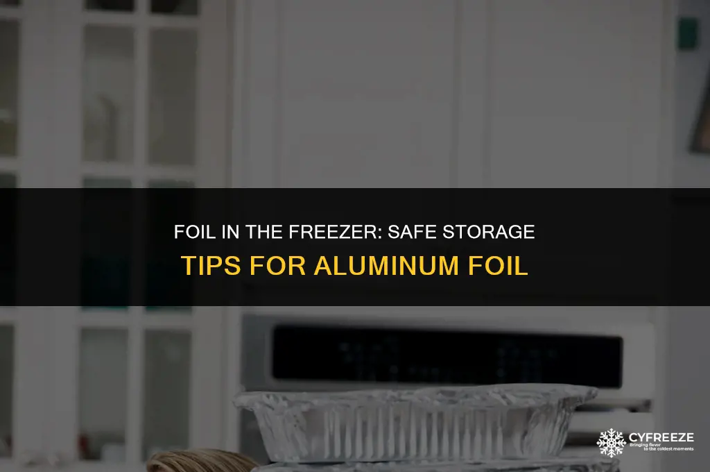 can you put foil in the freezer
