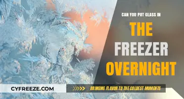 Chill or Shatter: The Overnight Glass Freezing Dilemma