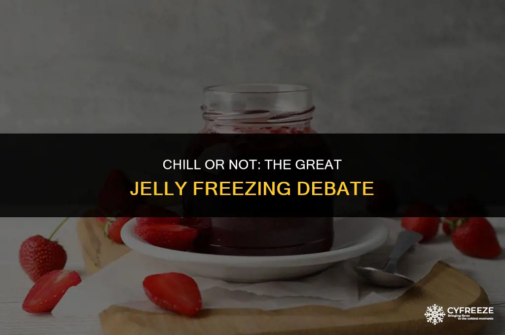 can you put jelly in the freezer