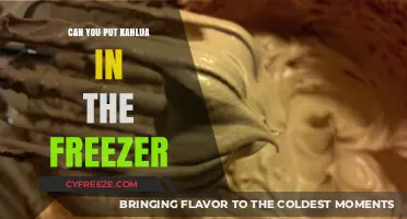 Chill Your Kahlua: A Guide to Freezing Coffee Liqueur Safely