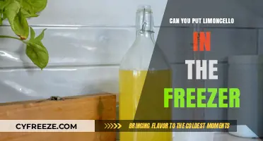 Chill Your Limoncello: A Guide to Freezing Your Favorite Italian Liqueur