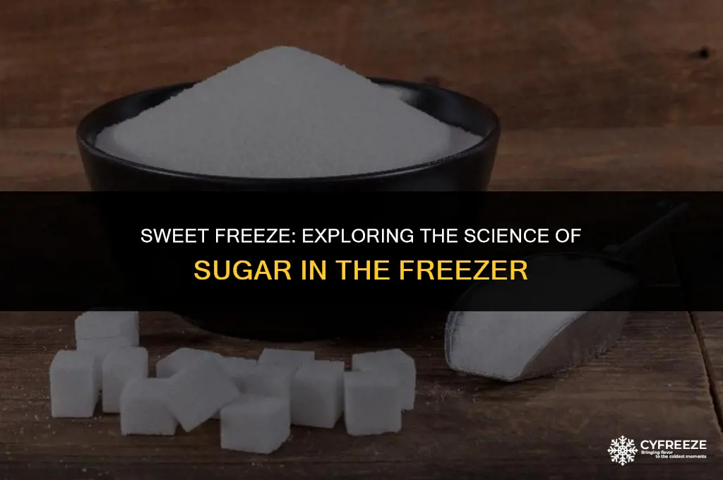 can you put sugar in the freezer