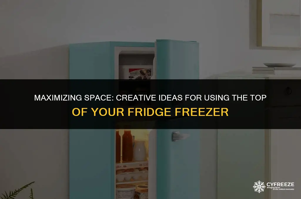 can you put things on top of fridge freezer