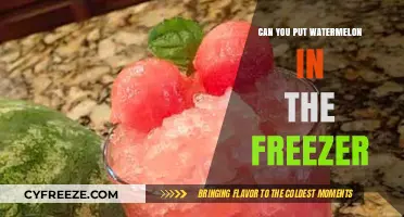 Chill Watermelon: A Refreshing Guide to Freezing Your Favorite Fruit