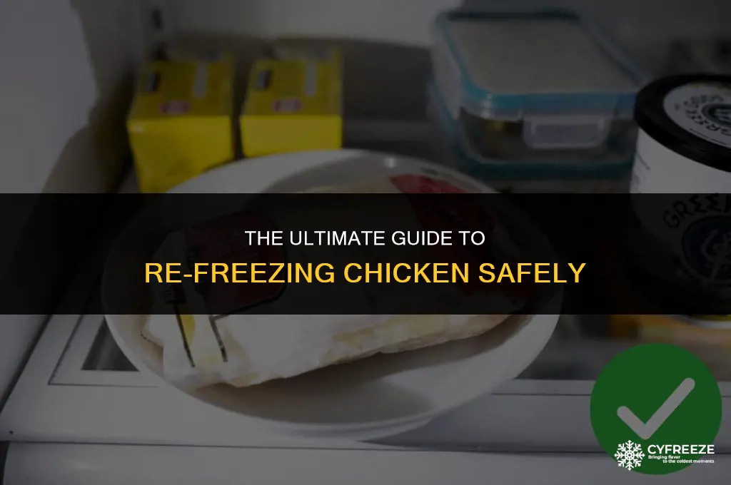 can you re freeze chicken
