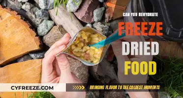 Reviving Dehydrated Delights: The Art of Rehydrating Freeze-Dried Food