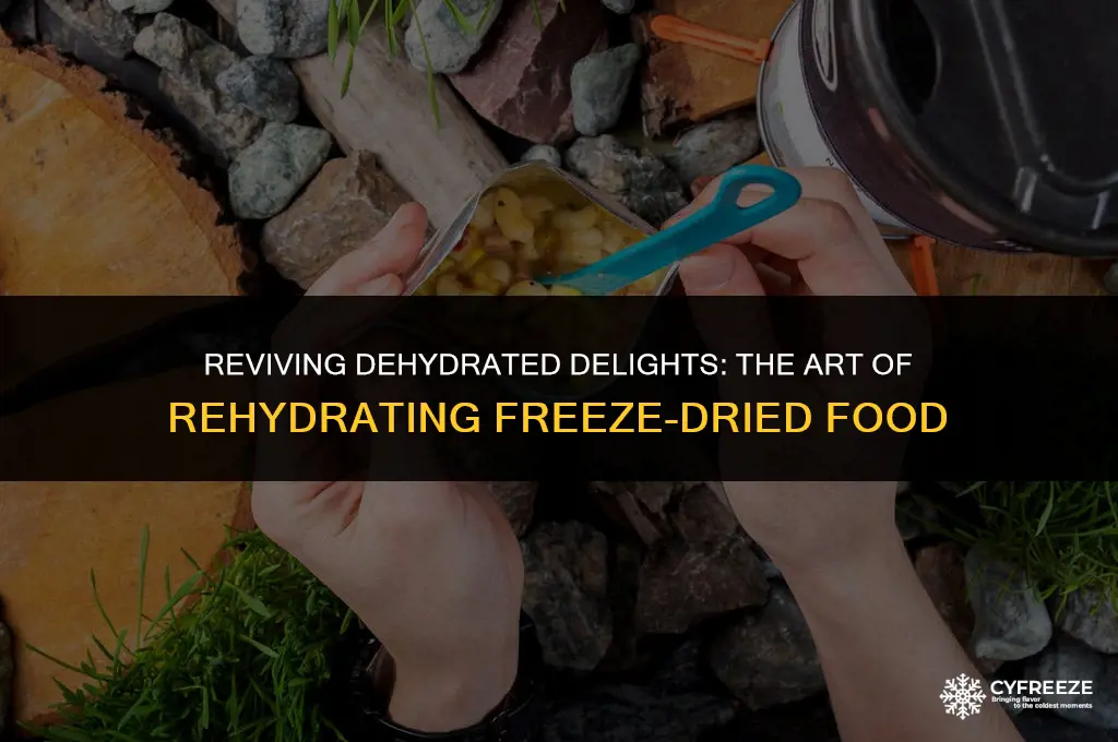 can you rehydrate freeze dried food