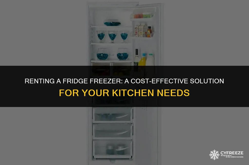 can you rent a fridge freezer