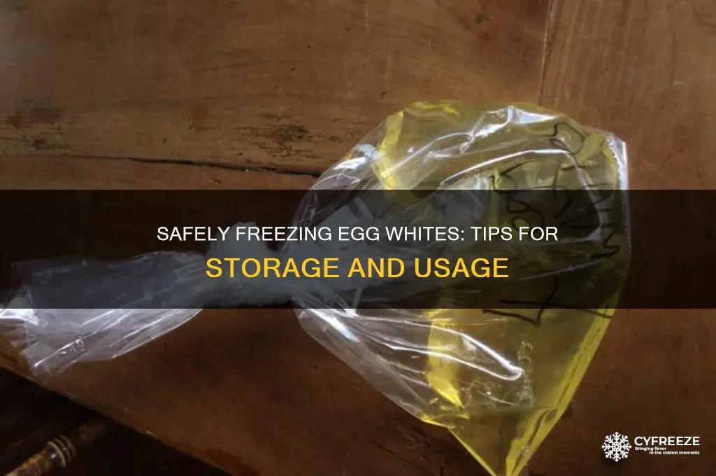 can you safely freeze egg whites