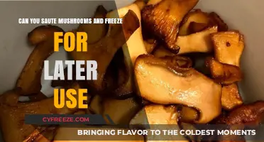Sautéed Mushrooms: Freezing Tips for Quick and Easy Meal Prep