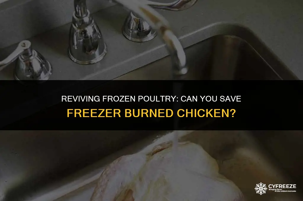 can you save freezer burned chicken