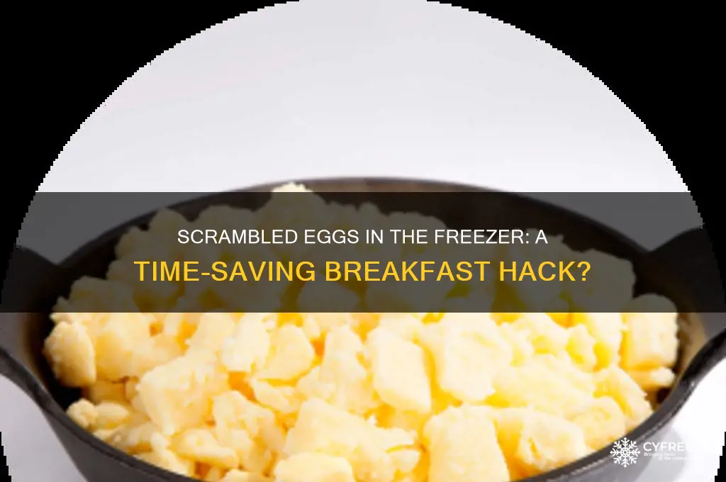 can you scramble eggs and freeze them