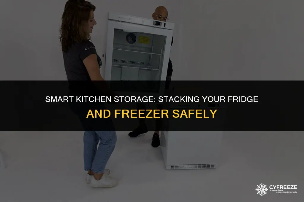 can you stack fridge and freezer