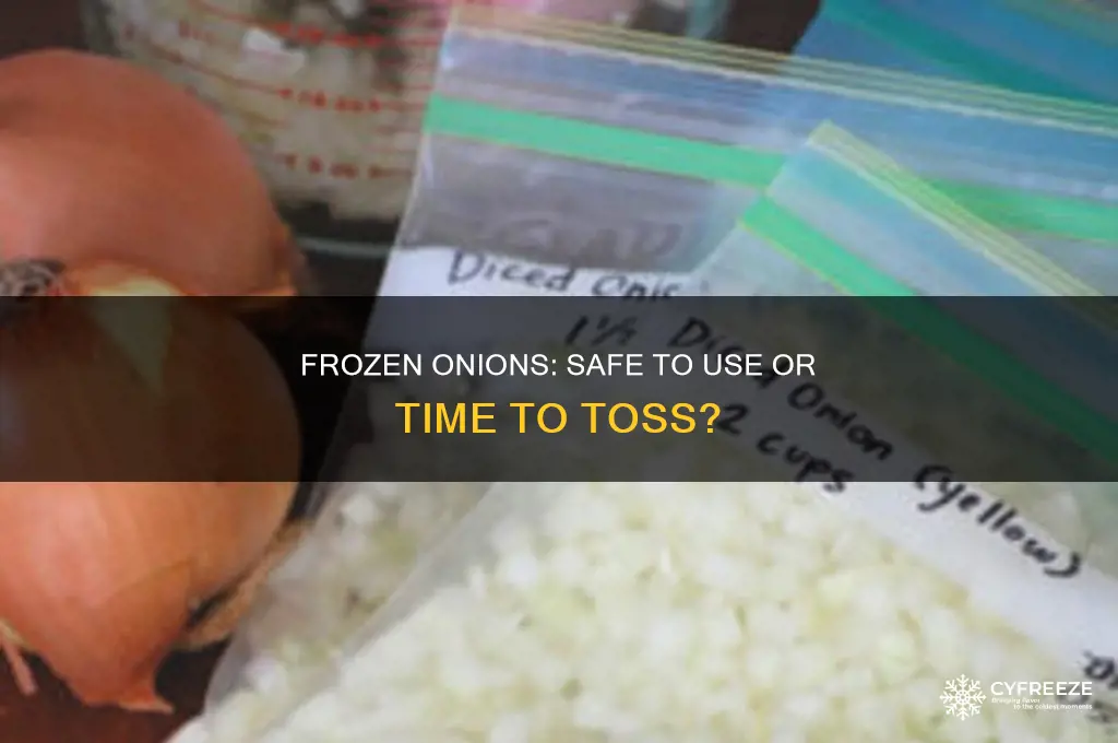 can you still use an onion after it freezes