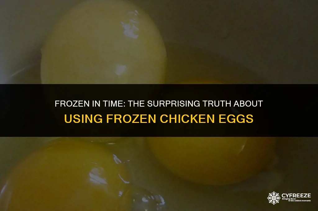 can you still use chicken eggs if they freeze