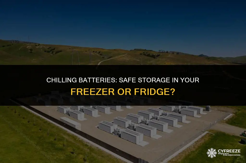 can you store batteries in the freezer or fridge