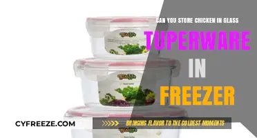 Safely Storing Chicken in Glass Tupperware: Freezer Tips
