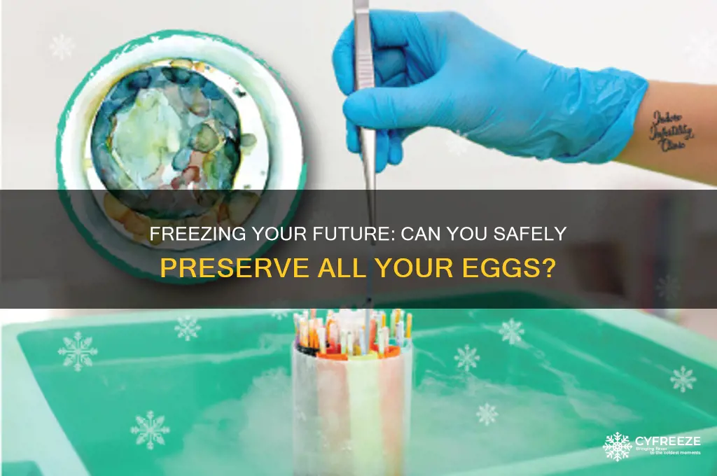 can you take out and freeze all your eggs