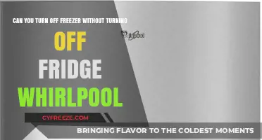 Whirlpool Fridge-Freezer Combo: Can You Really Turn Off the Freezer?
