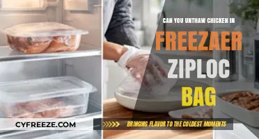 Safe Thawing: Chicken in Freezer Ziploc Bags
