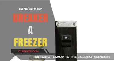 Using a 15 Amp Breaker for Your Freezer: Is It Safe?