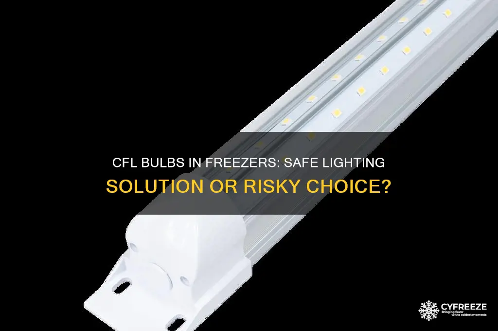 can you use a cfl bulb in the freezer