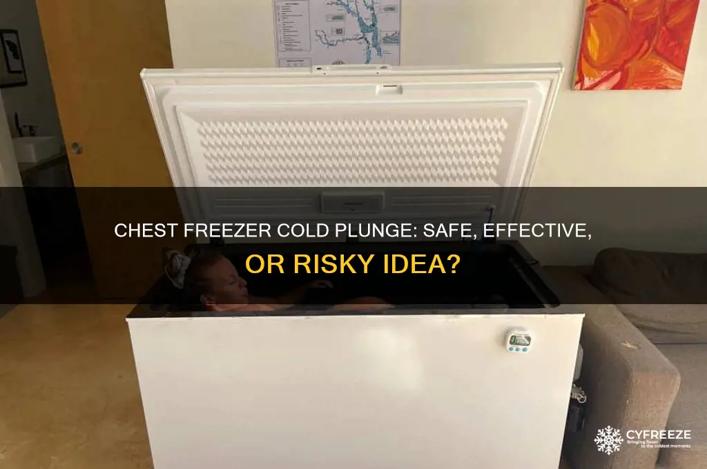 can you use a chest freezer as a cold plunge