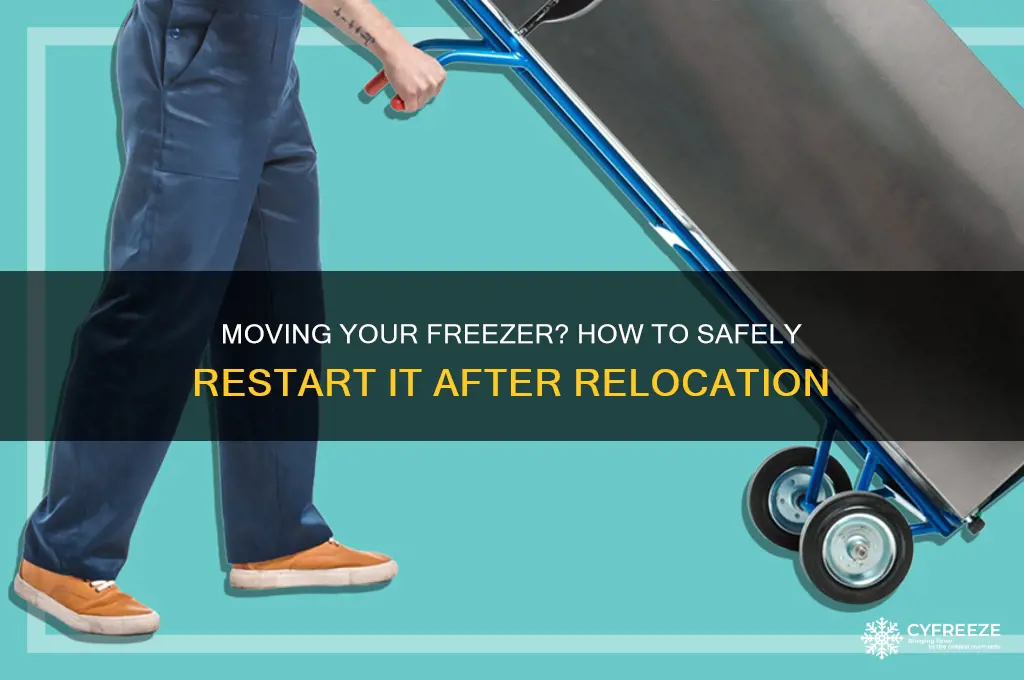 can you use a freezer after moving it