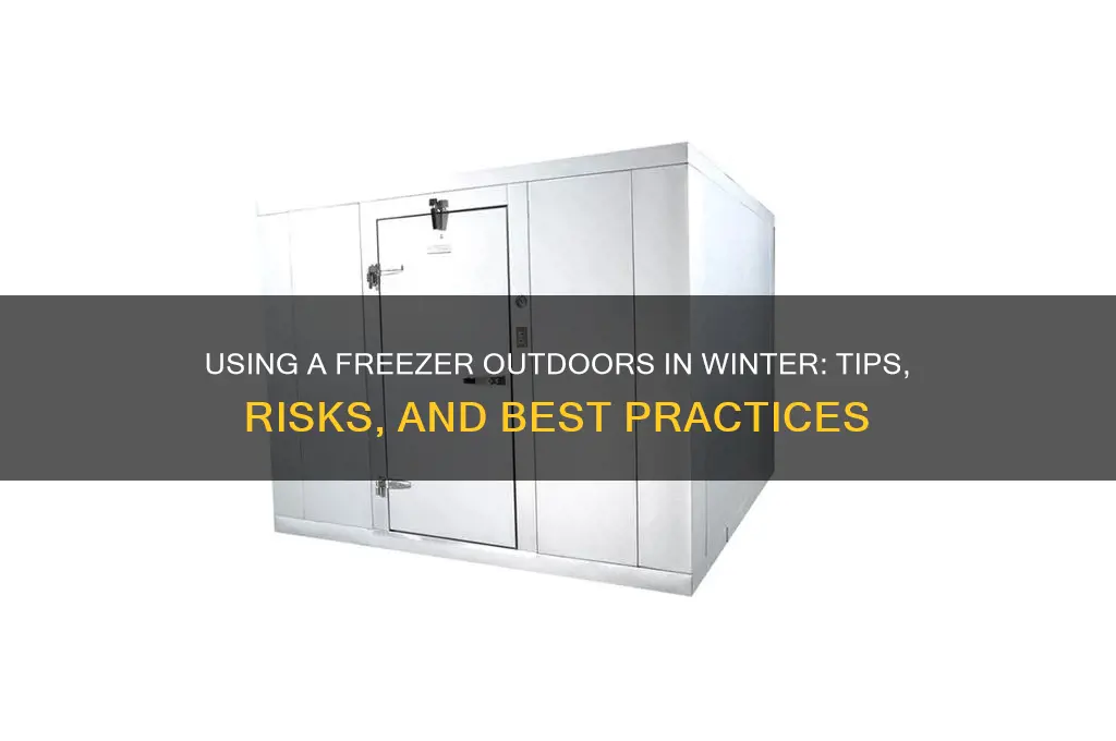 can you use a freezer outside in the winter