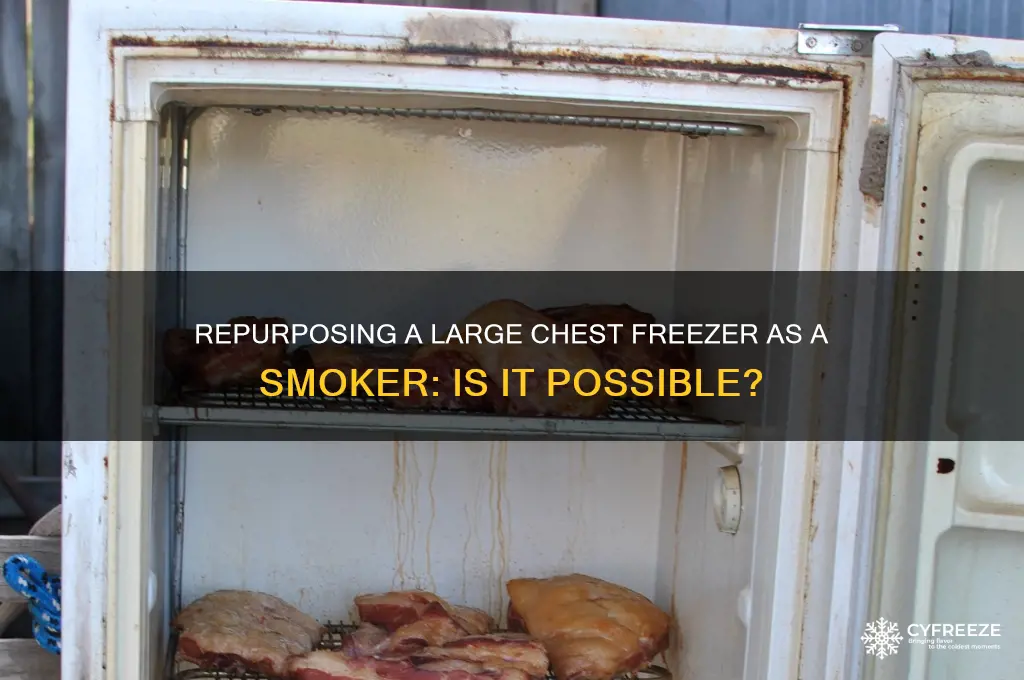 can you use a large chest freezer as a smoker