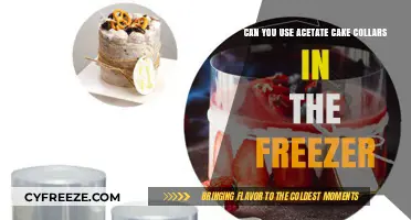 Freezing with Acetate Cake Collars: Tips and Best Practices