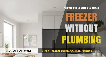 Exploring the Possibilities: Using an American Fridge Freezer Without Plumbing