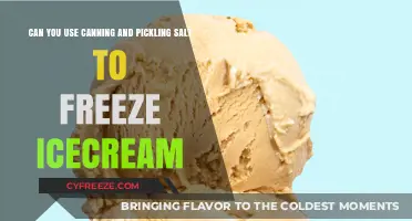 Canning Salt for Ice Cream: Freezing Secrets Unveiled