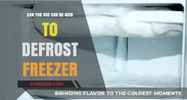 Using Car De-Icer to Defrost Your Freezer: Safe or Risky?