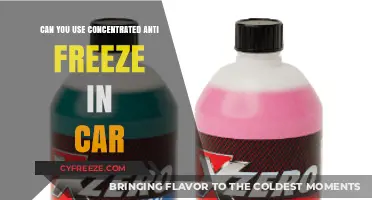 Using Concentrated Antifreeze in Your Car: Safe or Risky?