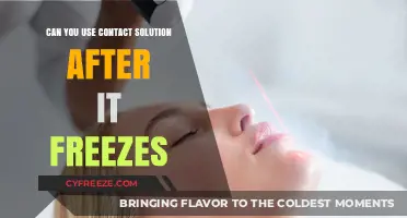 Can Frozen Contact Solution Be Safely Used After Thawing?