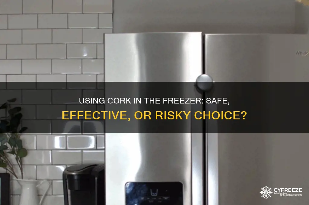 can you use cork in a freezer