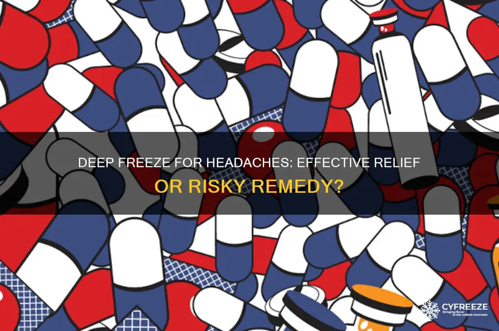 can you use deep freeze for headaches