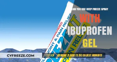 Deep Freeze Spray and Ibuprofen Gel: Safe Combination for Pain Relief?