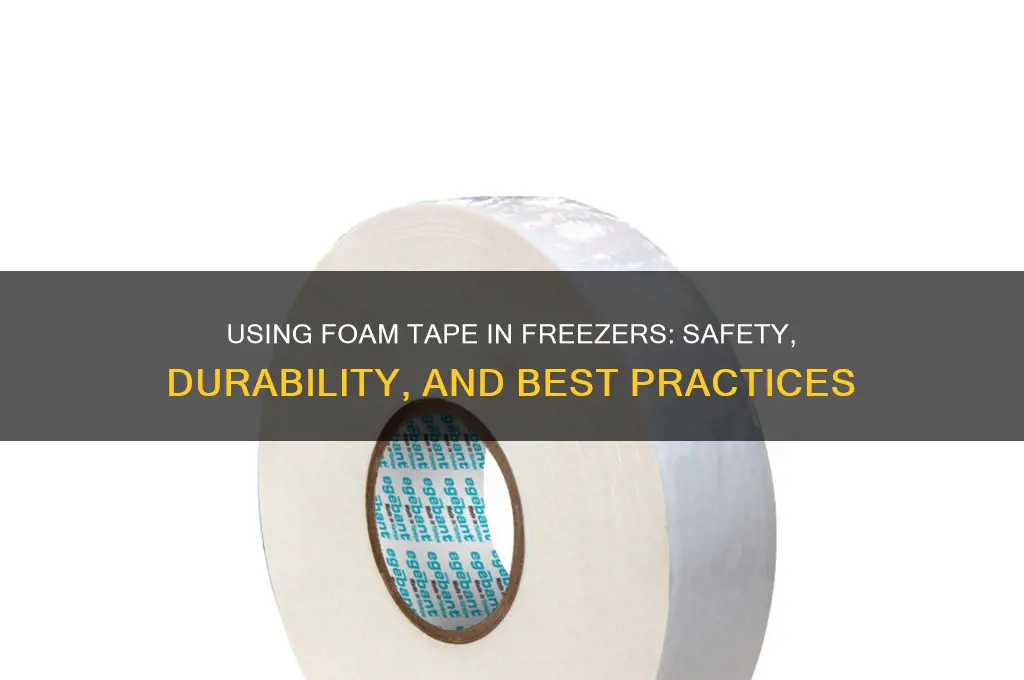 can you use foam tape in freezer