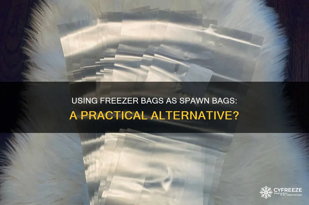 can you use freezer bags as spawn bags
