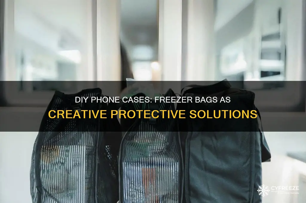 can you use freezer bags for diy phone cases