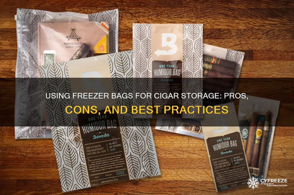 can you use freezer bags to store cigars