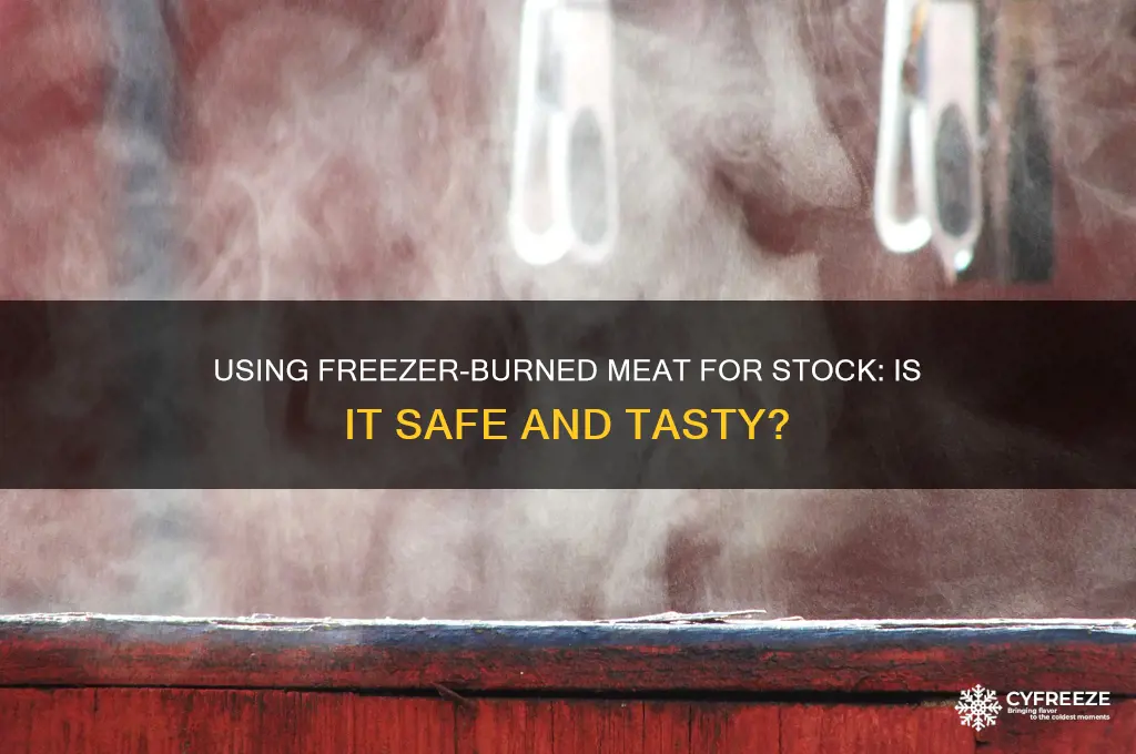 can you use freezer burend meat for stock