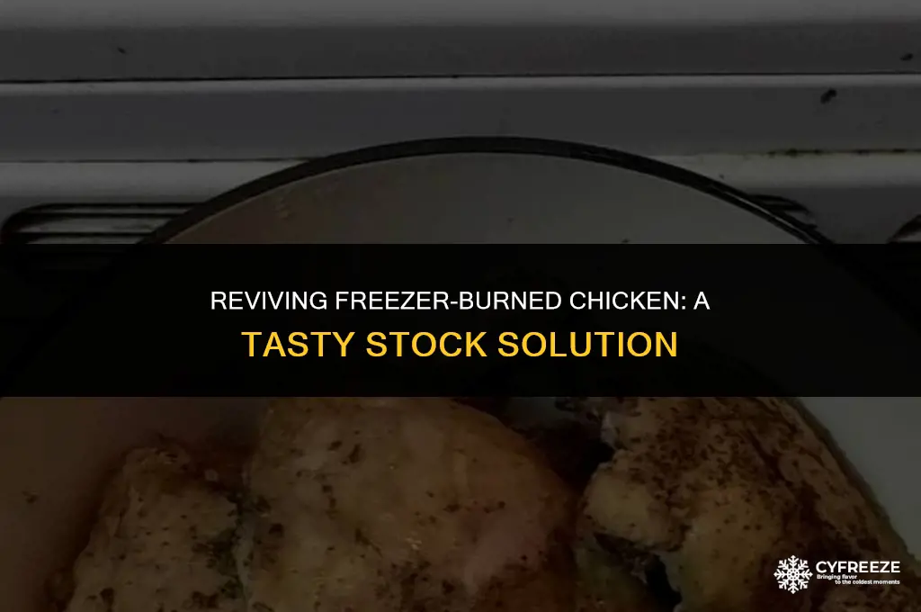 can you use freezer burned chicken for stock